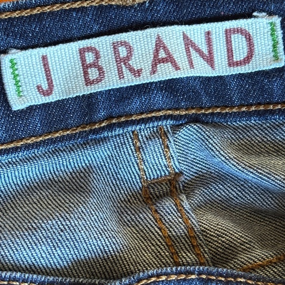 J Brand Gigi Indigo Mid Rise Cropped Flared Jeans Size 29 - Picture 4 of 7